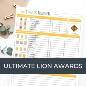 Lion Scout Awards Tracker