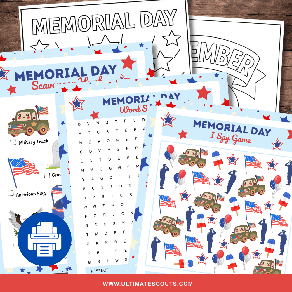 Memorial Day Printable Activity Bundle - Image 2
