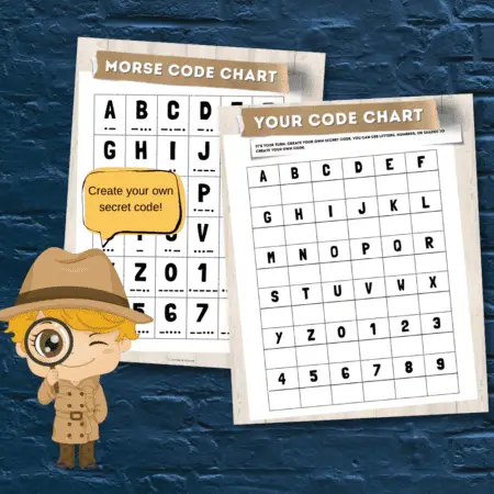 Make Your Own Secret Code Chart