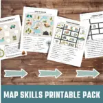 Wolf Adventure Map Skill for Kids