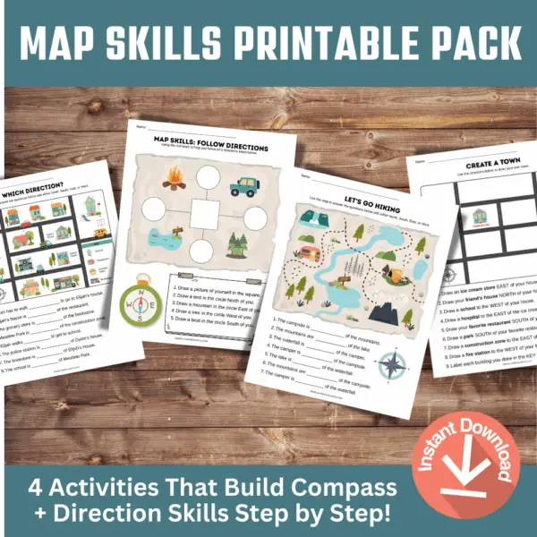 Map Skills Printable Pack