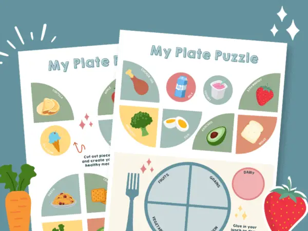 MyPlate Worksheet