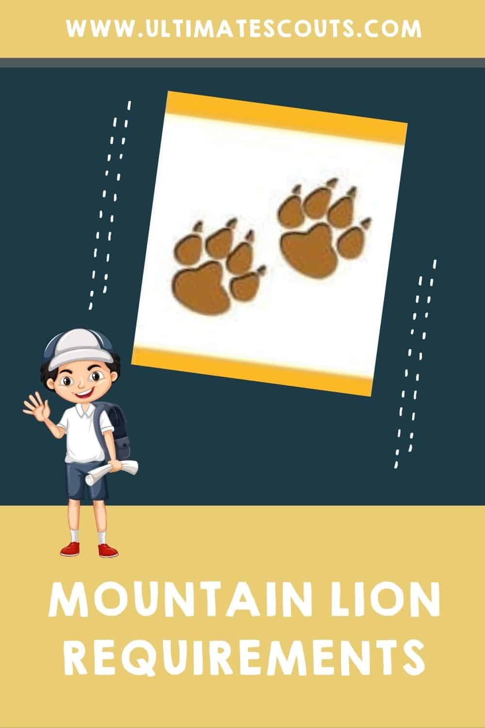 Mountain Lion for Cub Scouts