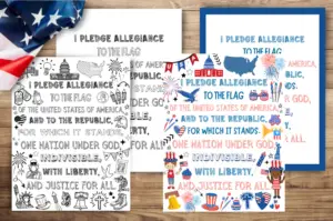 Pledge of Allegiance Printable