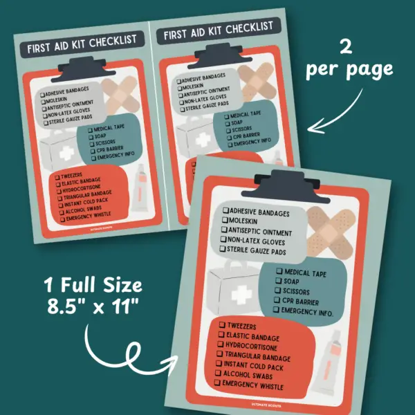 First Aid Checklist for Kids - Image 2