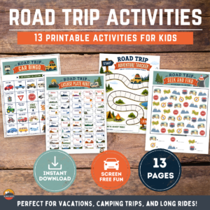Road Trip Activities Printable