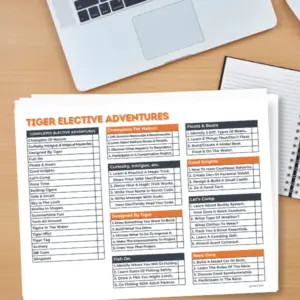 Tiger Adventure Checklist