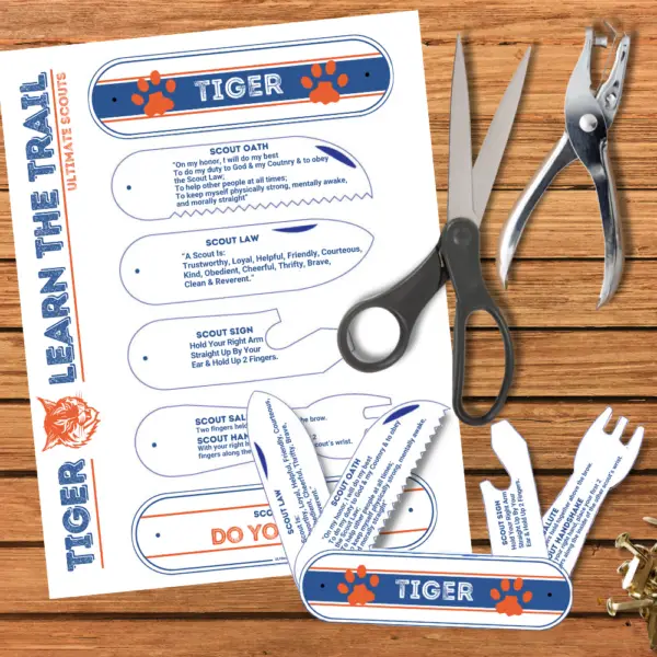 Tiger Learn The Bobcat Trail Knife Printable - Image 2