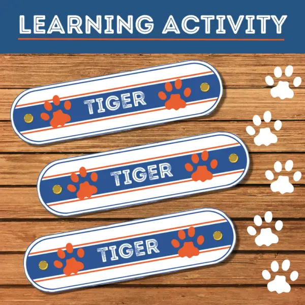 Tiger Learn The Bobcat Trail Knife Printable - Image 3
