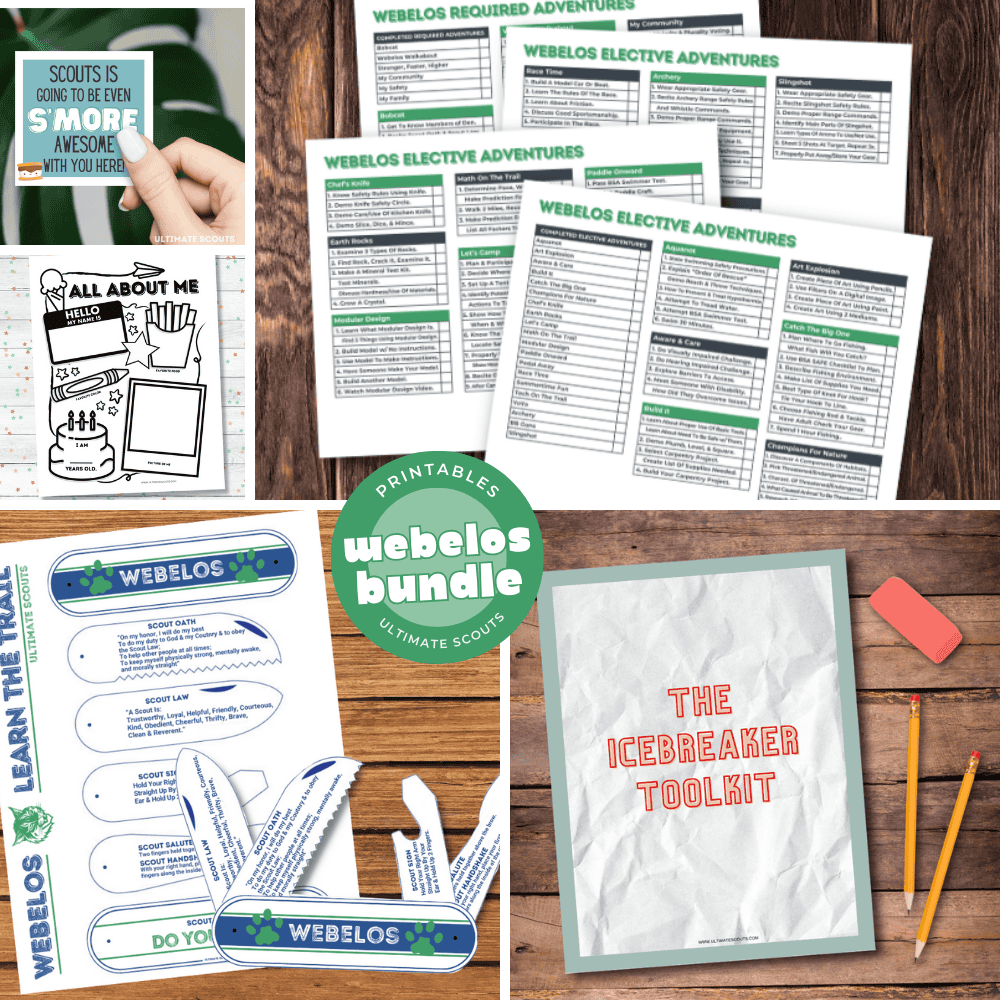 Webelos Starter Kit Printable Set