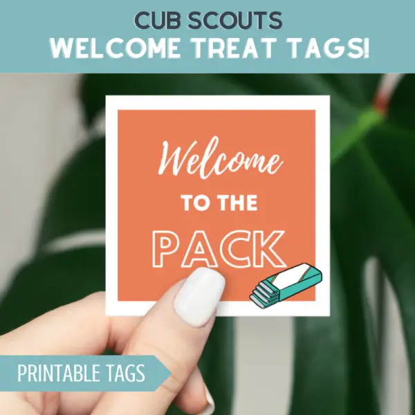 Cub Scout Pack Treat Tags