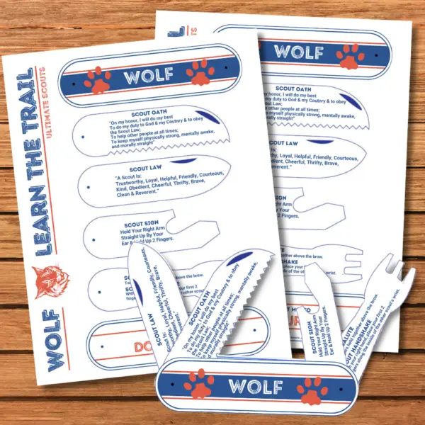 Learn The Trail Pocket Knife Printable - Complete Set - Image 6