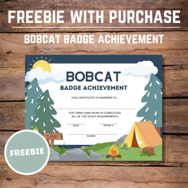 Bobcat Badge Award
