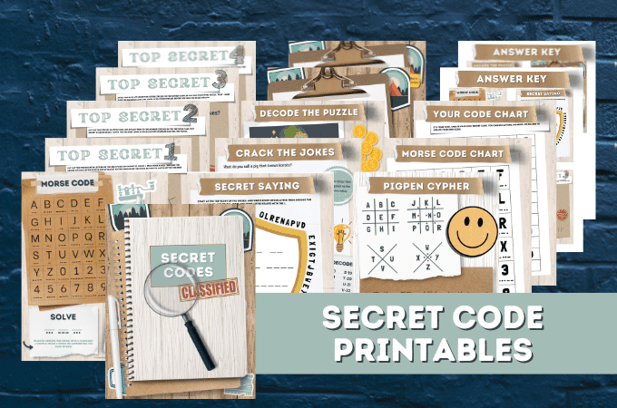 complete spy code activity set