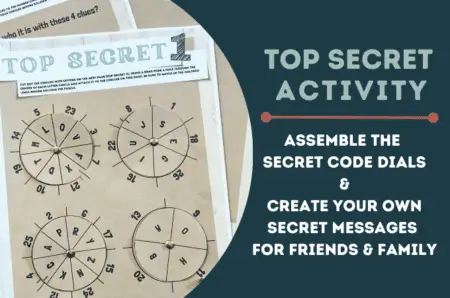 top secret kids activity