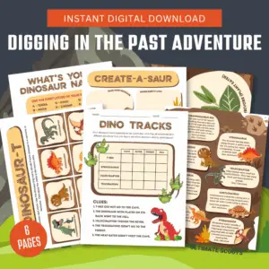 Digging In The Past Printable Set