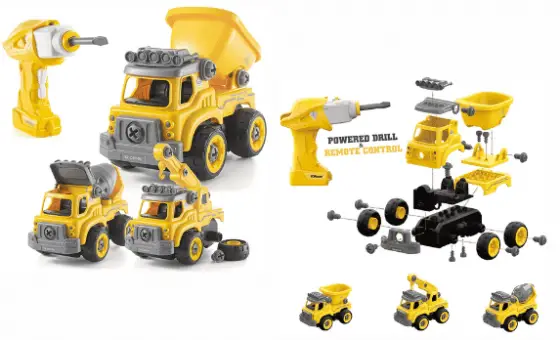 the coolest take apart dump truck toy