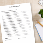 Family Tech Contract Free Printable