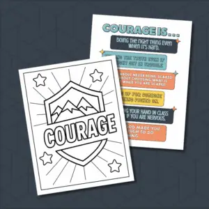 Free Courage Printable