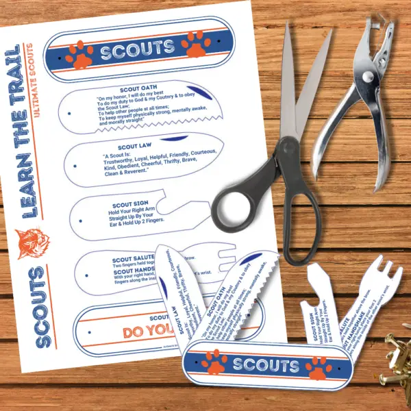 Learn The Trail Pocket Knife Printable - Image 2