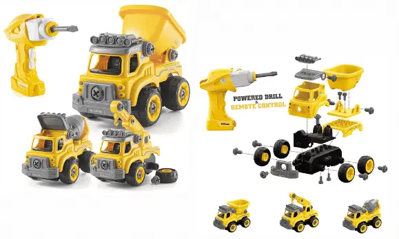 the coolest take apart dump truck toy