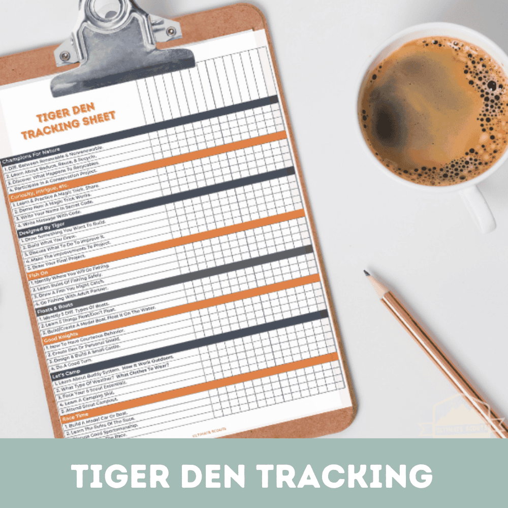 Complete Set Scout Den Tracking Checklists - Image 6